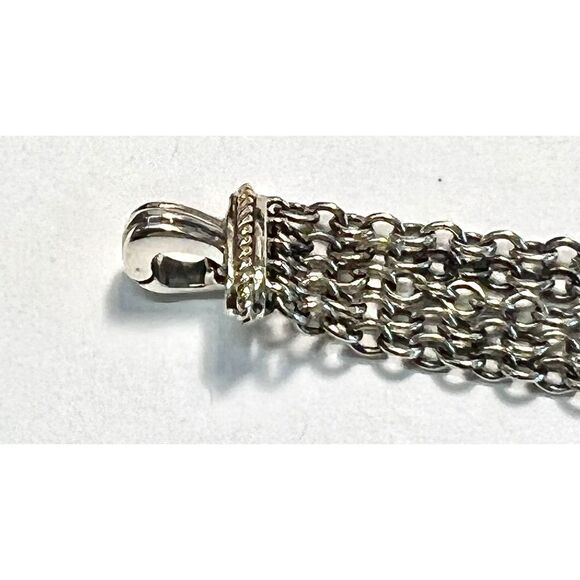 New with tags Shey Couture Sterling Silver with 14K  Diamond Heart Bracelet - Picture 6 of 16